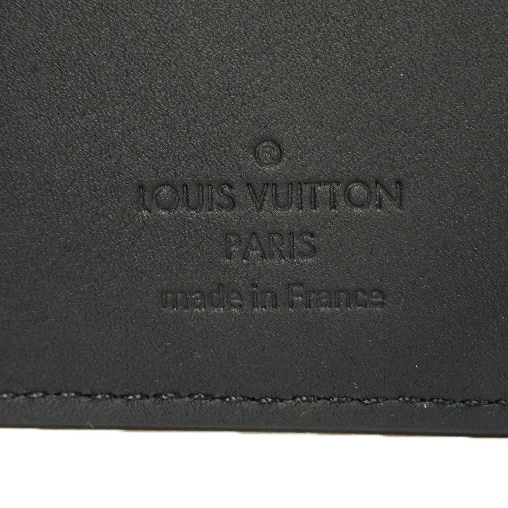 Used Organizer De Poche M62899 7946 (12564) Current LV Logo Black RFID Unused Monogram Shadow Noir Men's from Japan