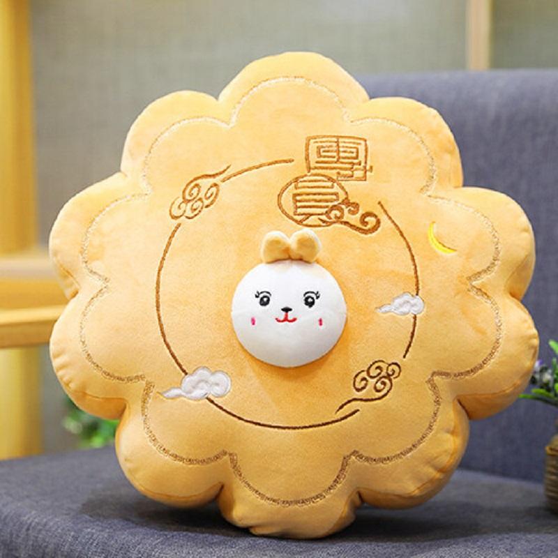 20/40cm Simulation Mooncake Cushion Mid-autumn Festival Food Moon Cake Seat Cushion Soft Stuffed Pouf Throw Pillow Sofa Futon