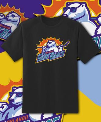 Orlando Solar Bears Team Logo Shirt Adult and Youth Sizes S-6XL Tracking!!