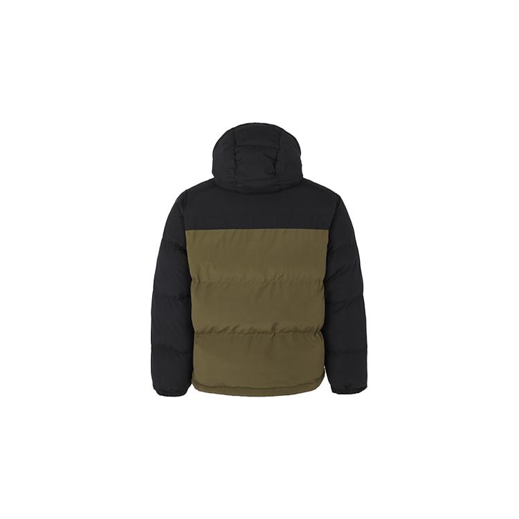 Timberland Windproof Warm Thick Hooded Jacket Spliced Cotton Coat Men Jackets Military-Green A44YZ-DY7