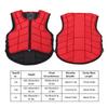 Gilet Equitazione Bambini Imbottito in Schiuma Sicurezza Protezione Equitazione Protezione Corpo RossoCM