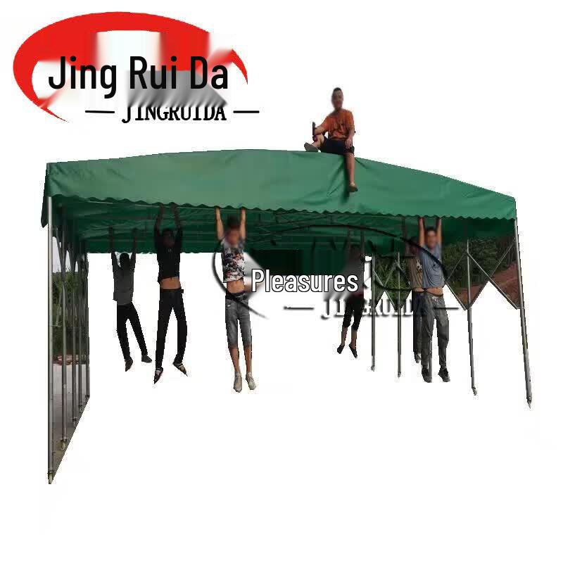 JINGRUIDA Large Retractable Outdoor Canopy
