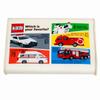 MORIPiLO Children's Low Pillow - Tomica Junior Soft Memory Foam Pillow - Police Car, Fire Truck, Ambulance - Ivory - 35x25x5cm - Skin-friendly Microfi