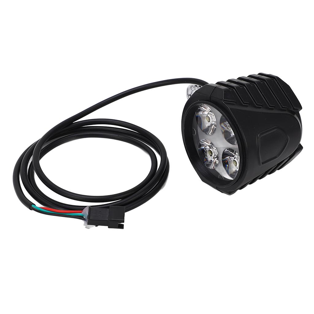 10 Inch Electric Scooter Front Light Universal 12?72V 2 In 1 Electric Bike Horn Headlight for