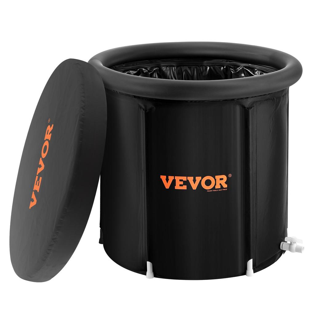 VEVOR Ice Bath Tub, 80 Cm Long Cold Water Therapy Plunge Tub for Athletes, Portable Outdoor Ice Barrel Plunge Pool for Recovery