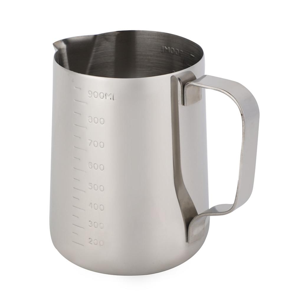 Stainless Steel Coffee Jug Safe Handle Milk Frothing Pot Latte Art Latte Pitcher Coffee Making