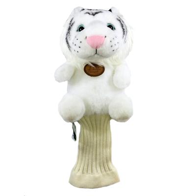 Cute Sales Golf Club Headcover White Tiger H0026
