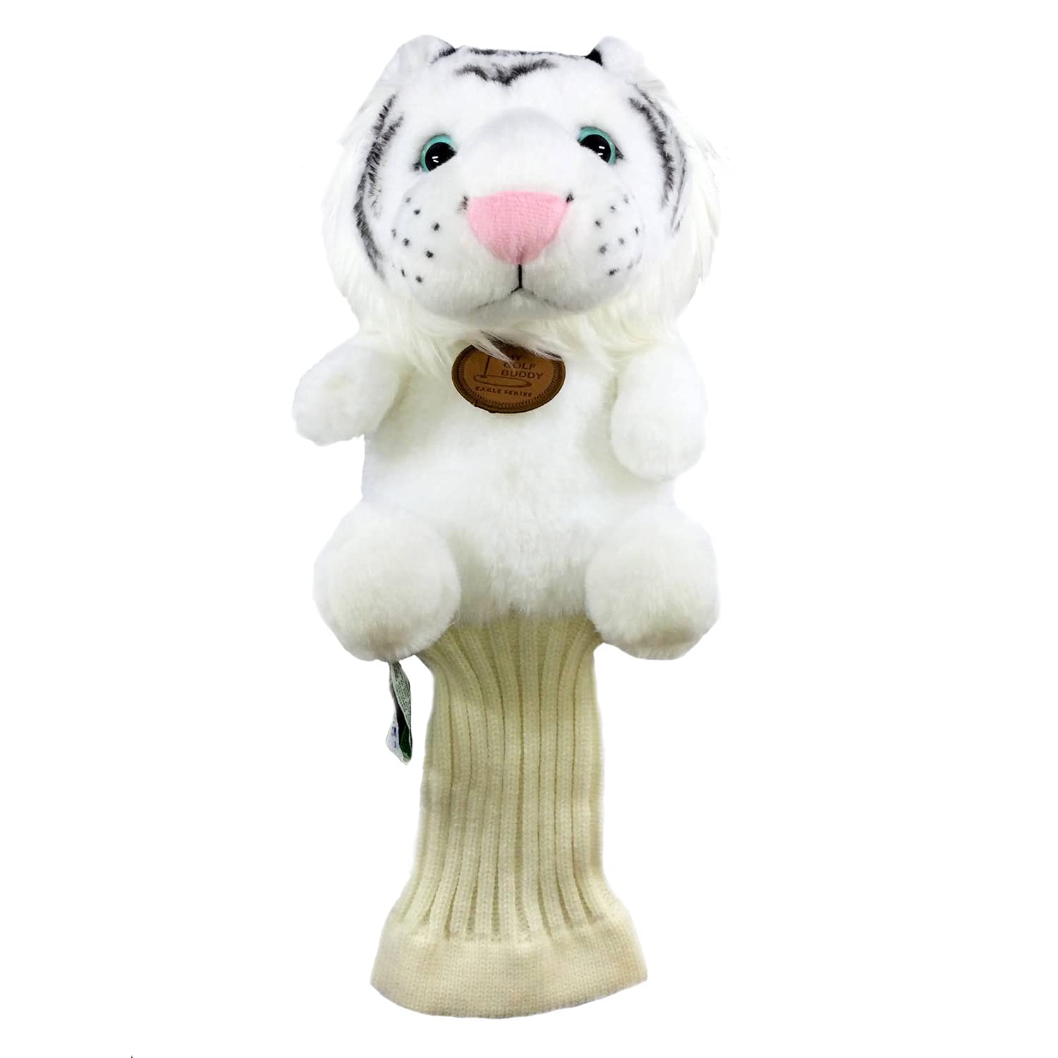 

Cute Sales Golf Club Headcover White Tiger H0026