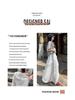 Women's White Lace A-Line Irregular Long Skirt, Spring/Autumn 2026 Collection