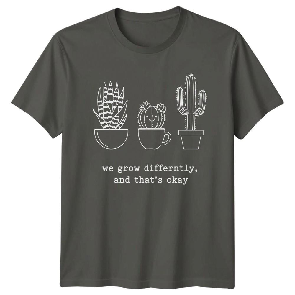 We Grow Differently And Thats TShirt Indoor Plants Gardening Birthday Gift S