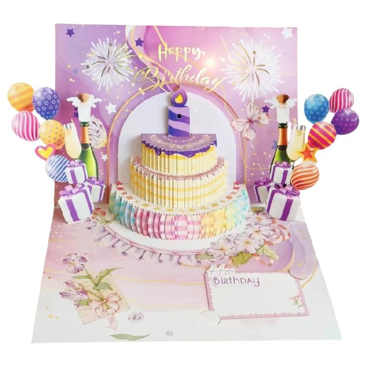 Musical Birthday Greeting Card with Light and Music Happy Birthday Card Greeting Cards for Women Men Kid Friend Birthday