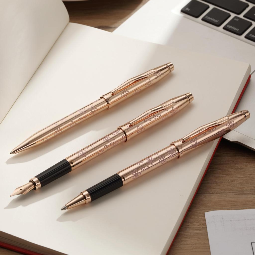 Cross Century II YOZAKURA Cobalt Blue Rollerball Pen with Premium Gift Medium Perfect Gift for Day or Promotion Box, Water-Based Ink, Nib, Father's