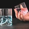 200/300ML Creative Whiskey Glass,Japanese 3D Mountain Viewing Cup for Water Milk,Transparent Tea Wine Cups for Home Bar Party