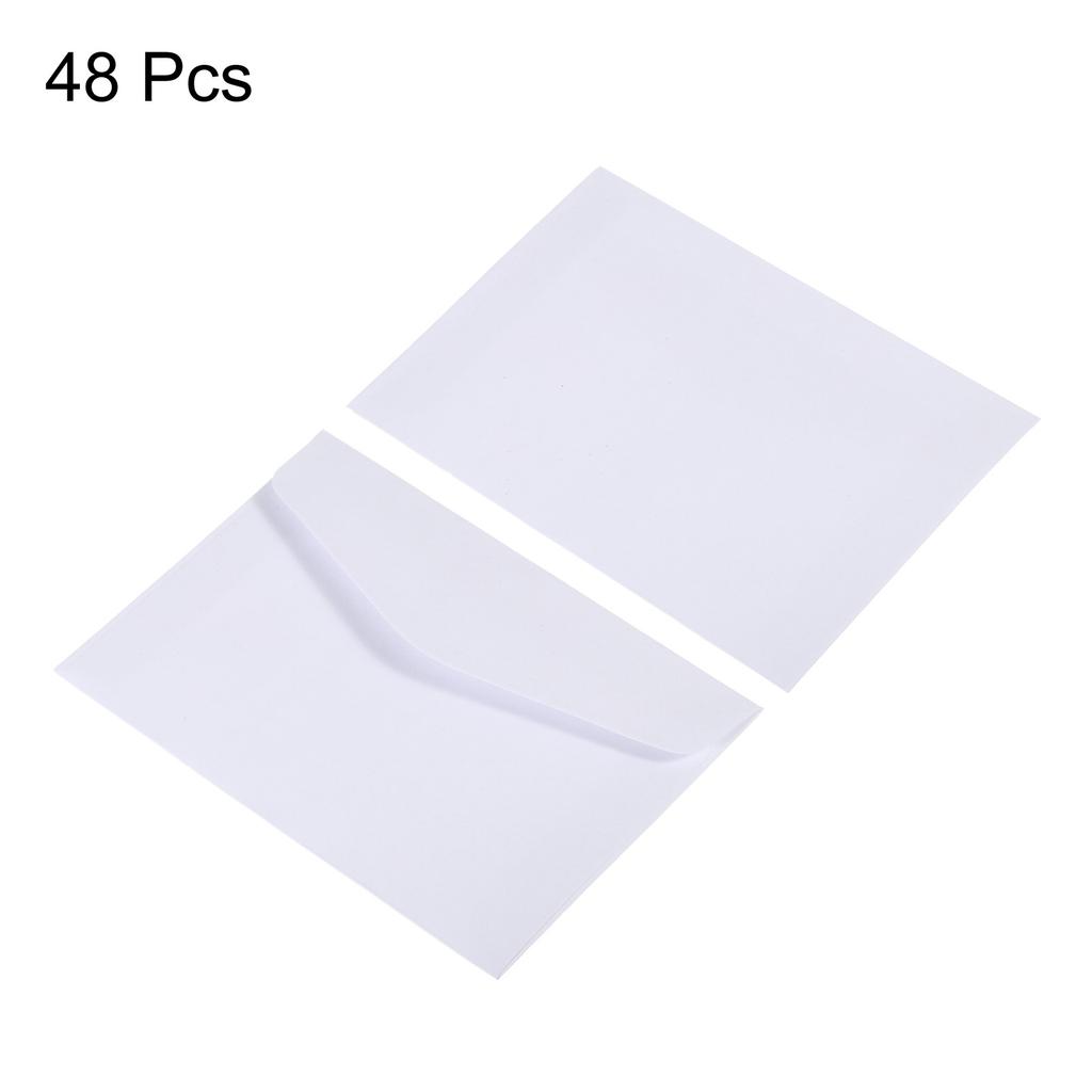 48Pcs Colorful Blank Mini Paper Envelopes DIY Multifunction Wedding Party Invitation Greeting Cards Gift Business Card Envelope