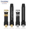 Quick Release Silicone Strap For Casio G-SHOCK MTG-B3000 Series Resin Rubber watch strap Stainless steel Adapters Connector