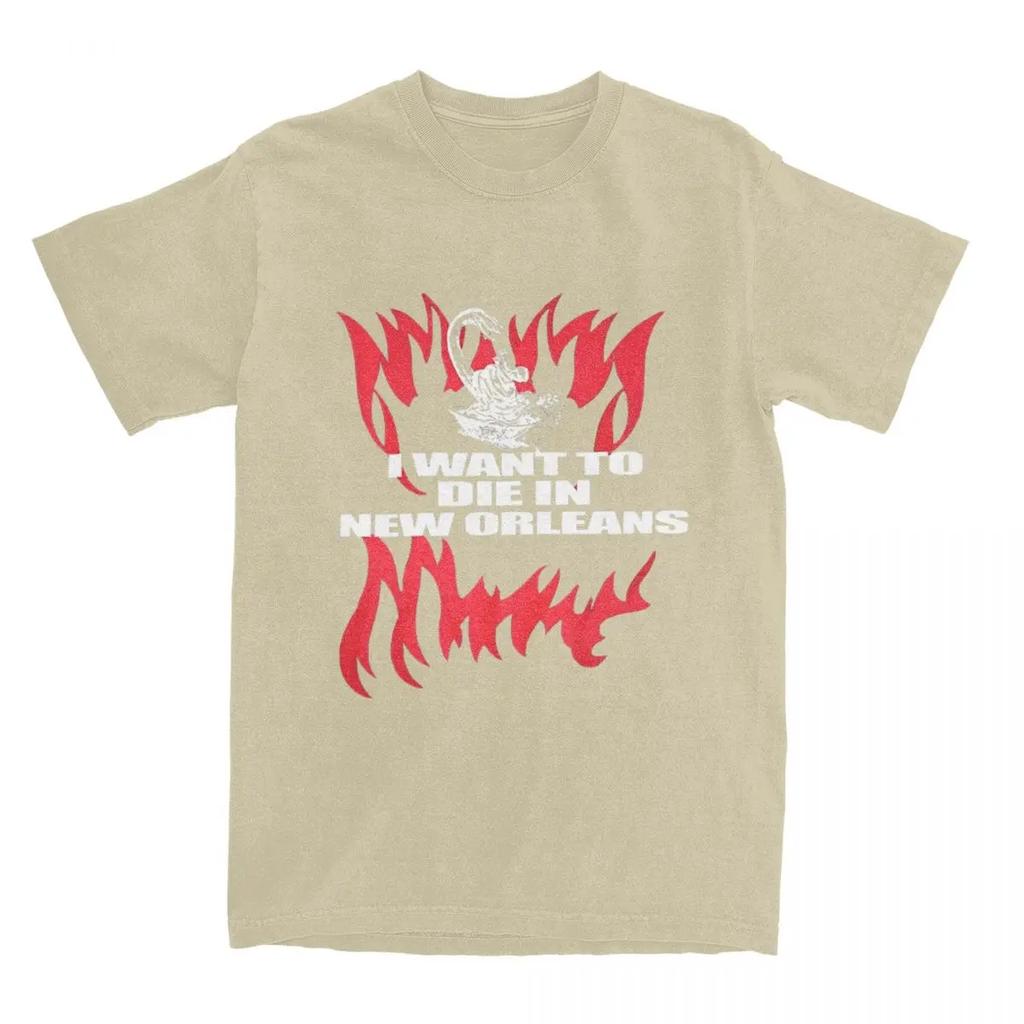 Herren Damen Ich möchte in New Orleans sterben T-Shirts Merchandise G59 G 59 Records T-Shirt Kleidung T-Shirt