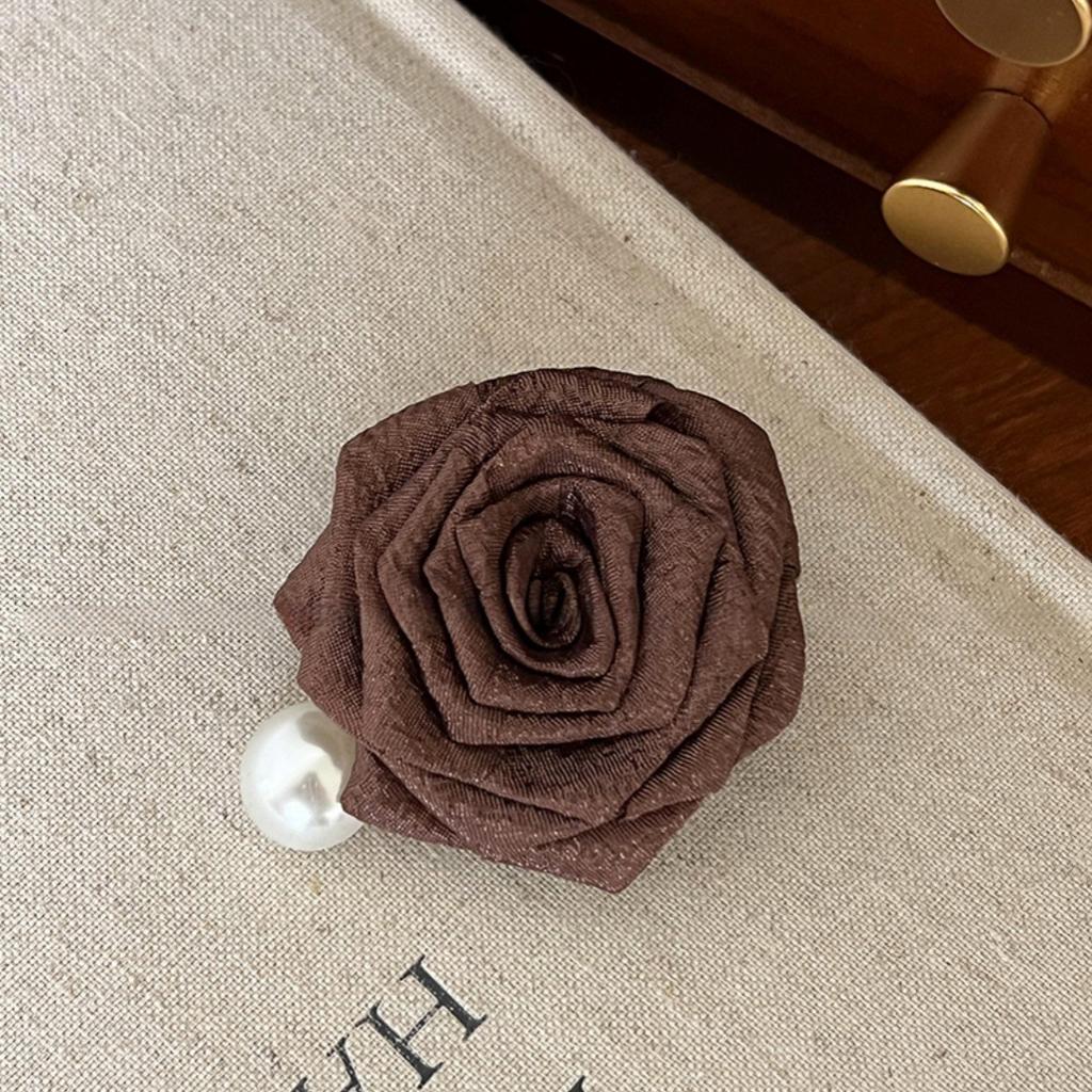 Internet-Berühmtheit caro gleiche getrocknete Rose Blume Greifklemme 2025 Hinterkopf Haarnadel Haifischklemme