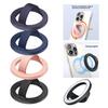 Magnetic Phone Rings Holder,Magnet Finger Rings Grip Stand Holder,360 Ratatable Silicone Nonslip Phone Grip