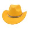 Felt Hat Outdoor Vintage Jazz Hat Vacation Travel British West Cowboy Hat