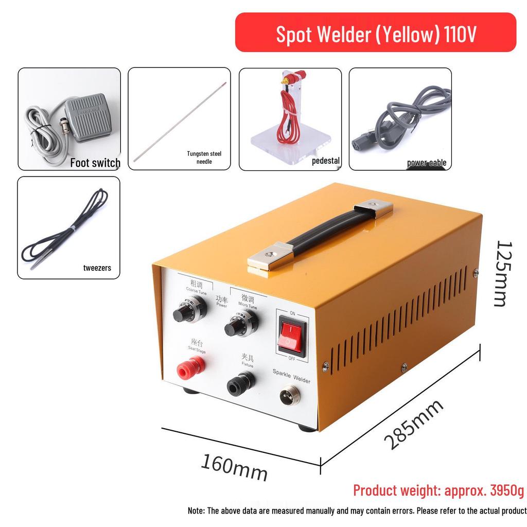 Handheld Jewelry Laser Spot Welder - Pulse & Resistance Welding Machine