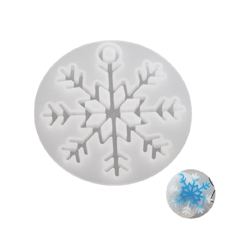 Silicone Resin Snowflake Molds For Jewelry Crafting Create Custom Earrings And Necklaces and Home Display Ornament