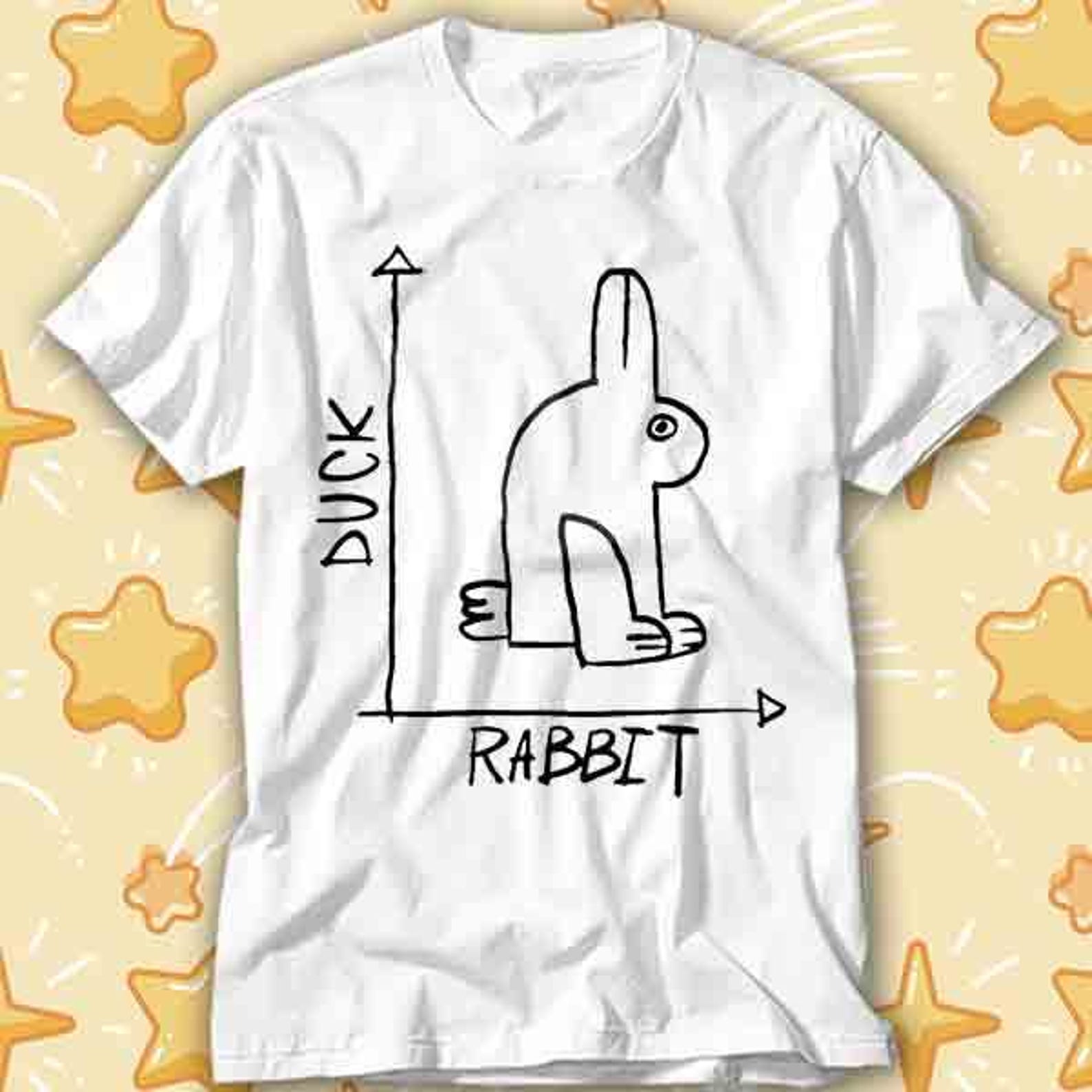 Duck Rabbit Perspective Flow Chart T-Shirt 422 M