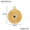 CARLIDANA DIY Baroque Zircon Heart Star Handmade Accessories Charm Stainless Steel Gold Plated Pendant Fashion Jewelry Making