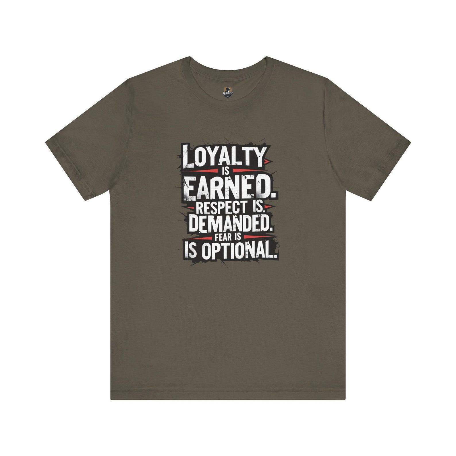 Loyalty Earned Tee, Unisex Jersey, Motivational Shirt, Gift for Friends, Casual Wear, Everyday Comfort, Inspirational Apparel L