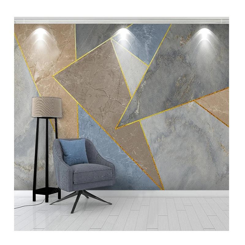 Wallpaper Modern Geometric Creative Abstract Marble Wall Mural Living Room TV Sofa Bedroom Luxury Wall Paper Home Decor