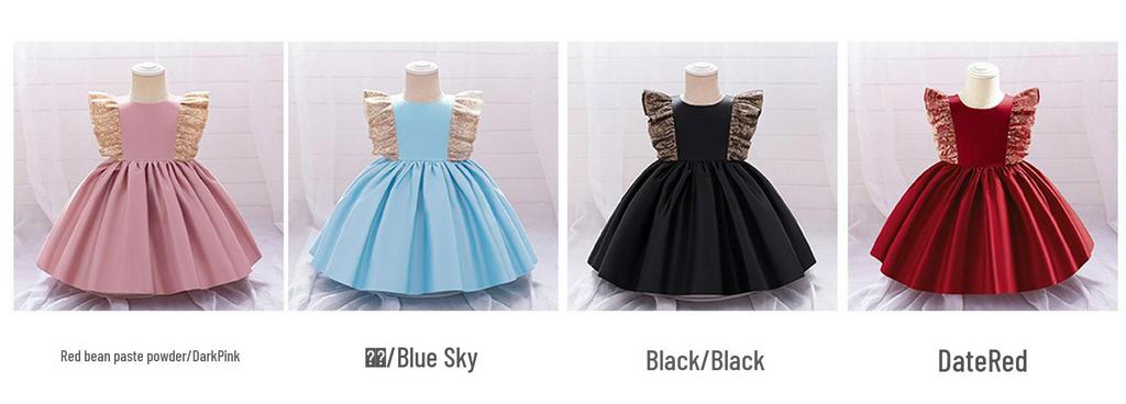 Girls' Princess Dress: Puffy Skirt Evening Gown for Little Fashionistas