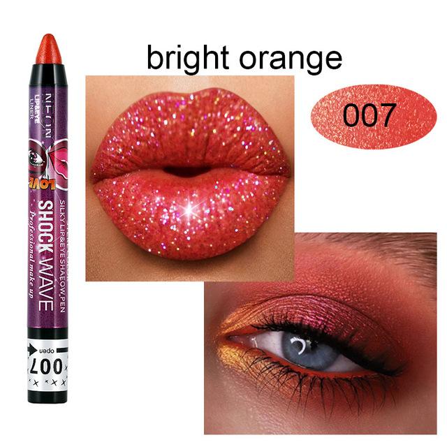 36 Colors Long -Lasting Eyeshadow Pencil Waterproof Pigment Blue Brown Black Eyeliner Pen Women Fashion Color Eye Makeup Cosmetic