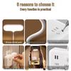 LED Desk Lamp Smart Power Strip with USB and Night Light CN plug (adapter included)
