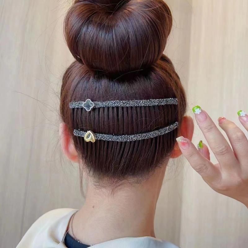 Hairpin Head Ornament Hairpin Female Hair Comb Comb Headband Bangs Clip Back of The Head Hairpin