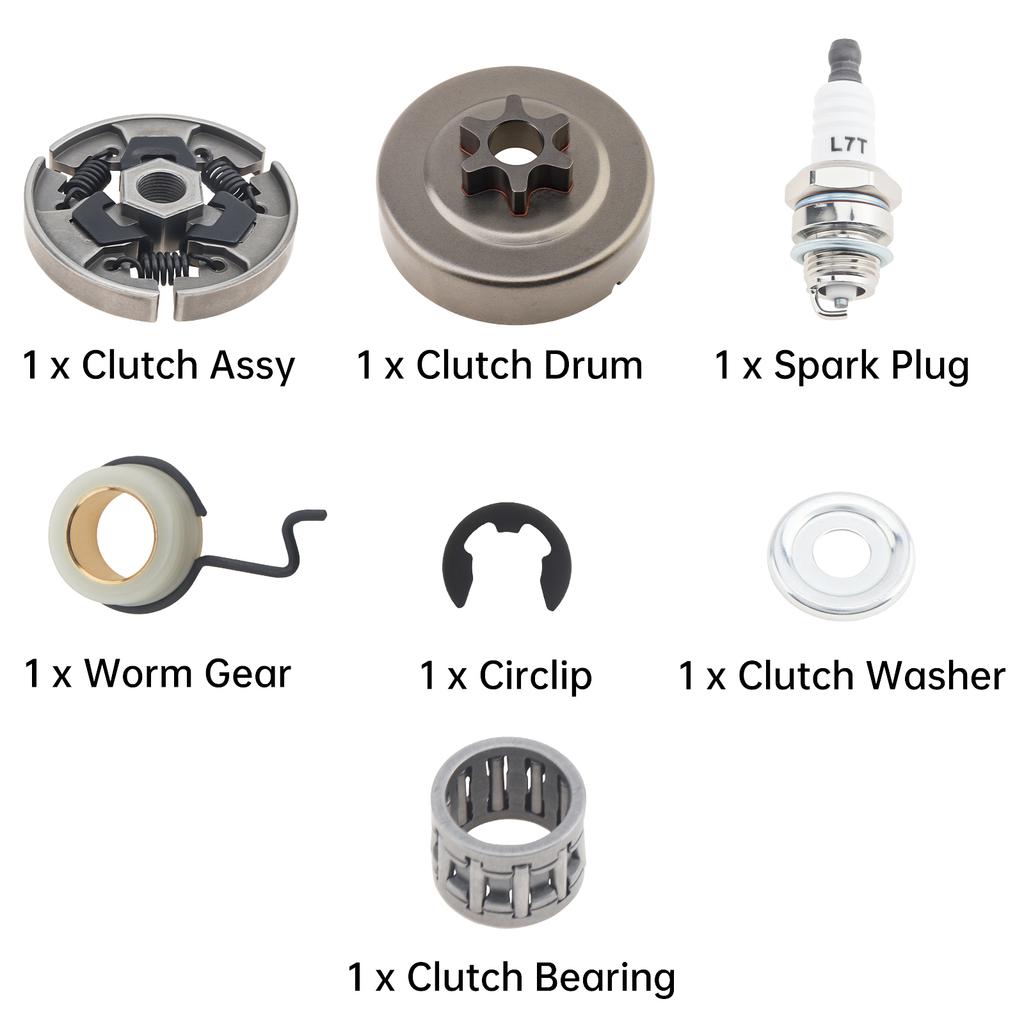 Stihl MS230 MS250 Heavy Duty Clutch Drum Kit 325 7T Full Repair Set Includes 7 Parts Professional Grade