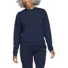 adidas Einfarbiges Sweatshirt mit Logo-Print und Rundhalsausschnitt für Damen, Sweatshirts Blau HT1274