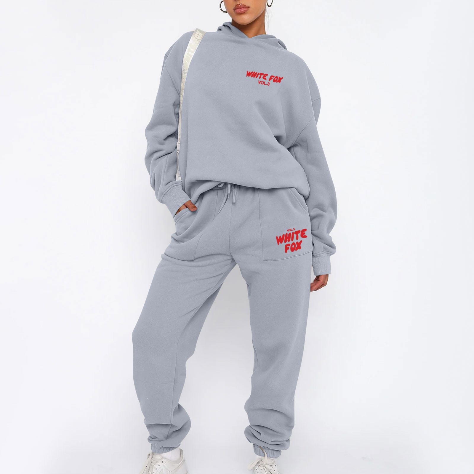 

Женские повседневные спортивные толстовки с длинными рукавами и капюшоном из двух частей M