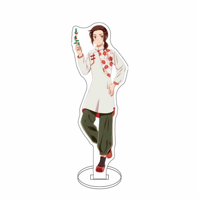 Anime World Stars Feliciano Vargas Ludwig Kiku Acrylic Stand Model Plate Decoration Originality Desk Figure Display Cartoon