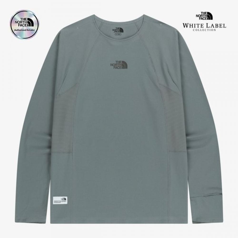 The North Face Long Sleeve Round Tee Gry Nt7tr53k 90
