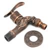 Retro European-Style Zinc Alloy Wall-Mounted Mop Pool Faucet