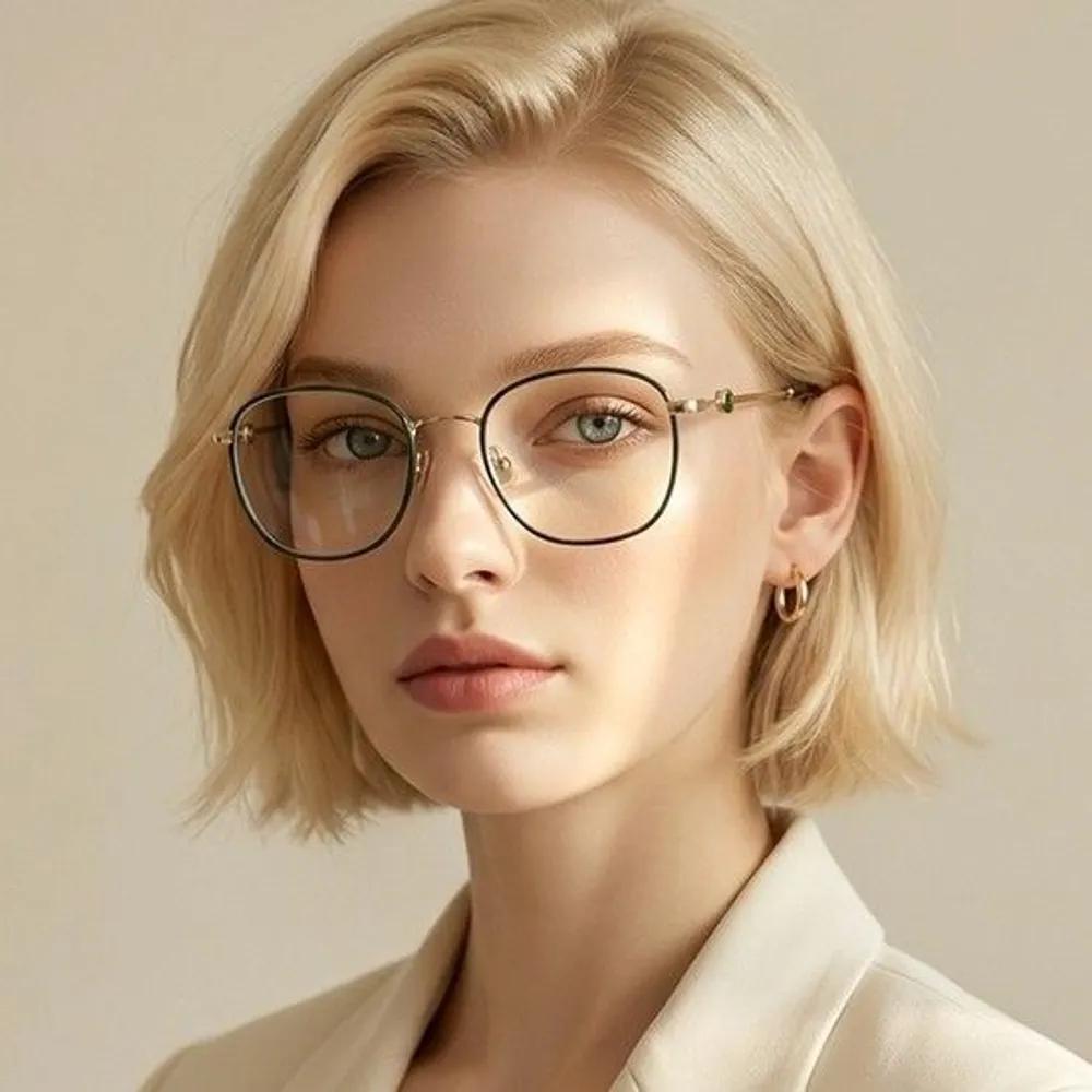 Eyeglass Frame ML5108 032 Lightweight Metal Frame Square Windsor Rim
