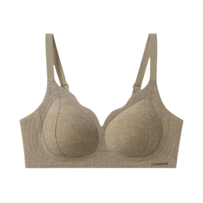Women's Seamless Lifting Bra for Small Breasts Comfortable Adjustable Anti-sagging Gathered and Side-breasted Breast Support