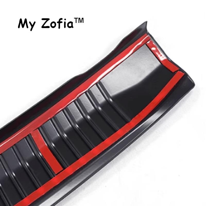 For BYD Sealion 7 SeaLion 07 EV 2024 2025 2026 Car Styling Trunk ABS Carbon fiber Threshold Strip Tailgate Anti Kick Accessories