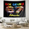 Custom Name 67 Print Tapestry, Backdrop, Easy Setup, Ideal for Bedroom, Office & Living Room, with Aesthetic Wall Hanging Decor.
