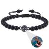 Personalisierte Foto-Armbänder Foto-Projektions-Armband Perlenarmbänder mit Bild darin 100 Sprachen Gedenkgeschenk