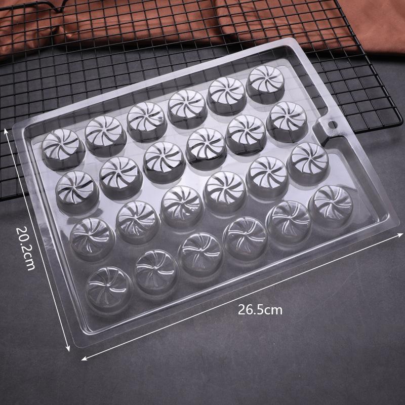 

Transparent PET Chocolate Mold Jelly Candy Ice Love Square Round Flower Creative Kitchen Dessert Pastry DIY Baking Tool-Homeclub