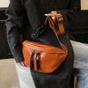 Riñonera de Cuero de Alta Calidad para Mujer Bolso Cruzado para el Pecho Bolsos de Cinturón de Diseñador Moda