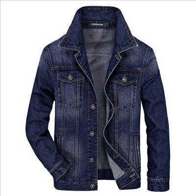 Autumn Denim Jacket Men's Casual Loose Men's Single Layer Denim Jacket Men's Jacket