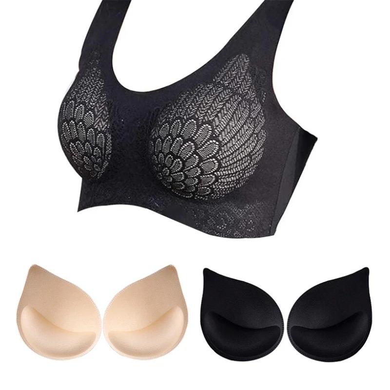 Soft Removable Push Up Breast Enhancer Foam Sponge Pads Chest Cups For Women Swimwear Bikini And Daily Bra Inserts Bra Pads