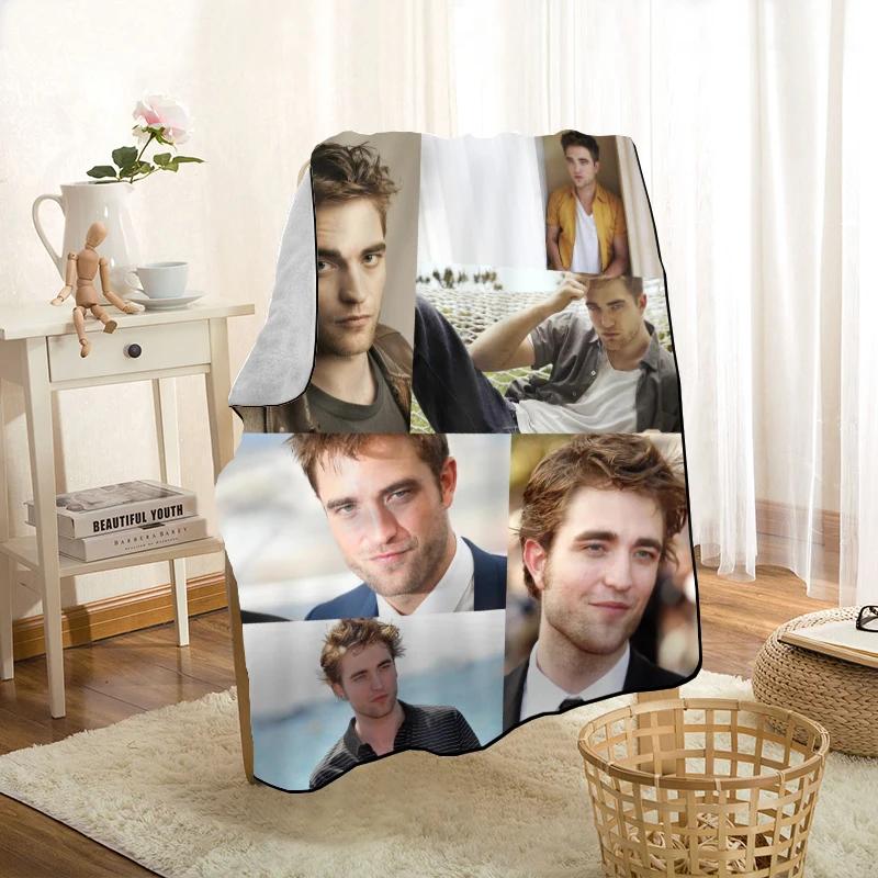 Neuer Artikel Robert Pattinson Decken Druck Weiche Decke Überwurf für Zuhause/Sofa/Bettwäsche Tragbare Reise Decke für Erwachsene 1208p
