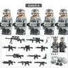 High military US special forces soldiers green beret army weapons miniature building block puzzle birthday gift world war ii